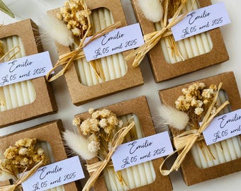 Wedding Soap Favor, Handmade Lavender Scented Soap For Guests, Bridal Shower, Thank You Gift For Babby Shower, Baptism Ceremony Mementos