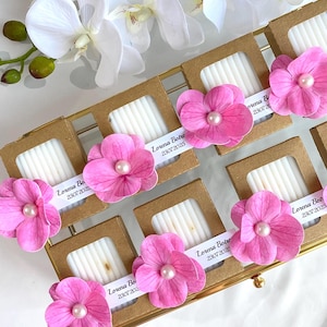 Seifengeschenke für die Hochzeit, Lavendelduft Seifengeschenke für Gäste, Brautparty Seifengeschenke, handgemachtes Seifengeschenk zur Taufe, Dankeschön