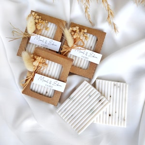 Saponette per matrimonio profumate alla lavanda, mini saponette fatte a mano per gli ospiti del fidanzamento, saponette rustiche ecologiche per la sposa, il baby shower, il battesimo