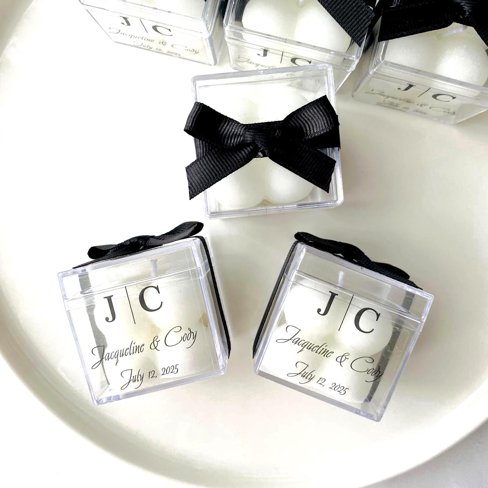Customized Personalized Candle Favors in Bulk for Guests | Wedding ...