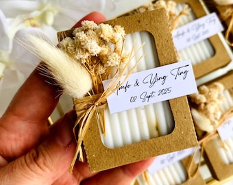 Mini Soap Party Favors, 9 Color Flower Options, Handmade Soap for Engagement Guest, Eco Friendly Bridal Baby Shower, Lavender Stenced Soap