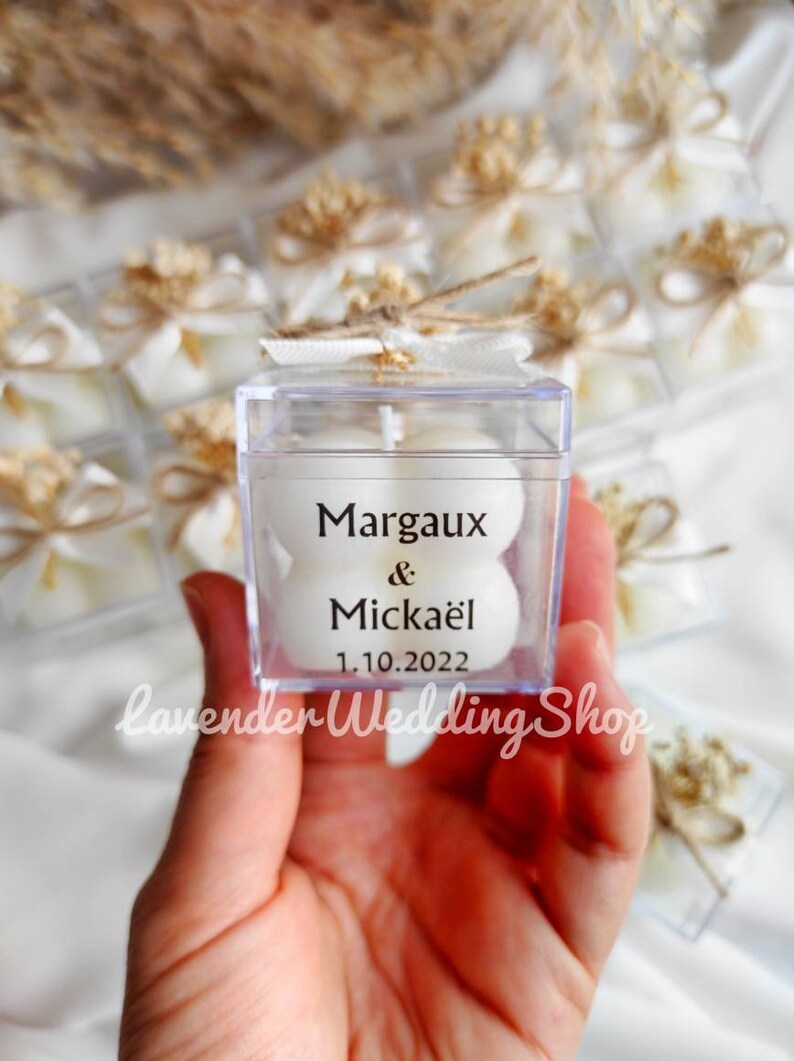 Wedding Candle Favors Wedding Party Mini Bubble Candle Bulk Etsy