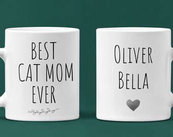 Best Cat Mom Ever Mug Personalized Cat Mug Cat Mom Mug Large Cat Mom Gift Cat Mom Coffee Mug World's Greatest Cat Mom Mug Custom Cat Mom Mug