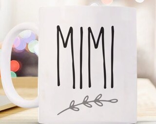 QASHWEY Tazza In Ceramica Per Nonna 325 Ml, Manico A C, Regalo Per Festa Della Mamma O Compleanno