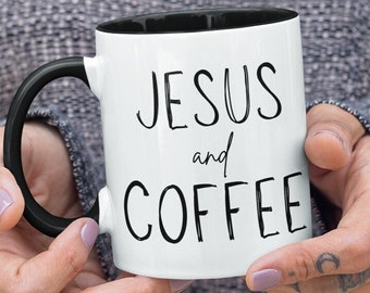 All You Need is Jesus & Coffee Scripture Mug Christian Mug - Etsy