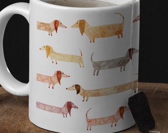 Dauschund Mug Wiener Dog Mug Dachshund Mug Dachshund Coffee Mug Large Dachshund Mug