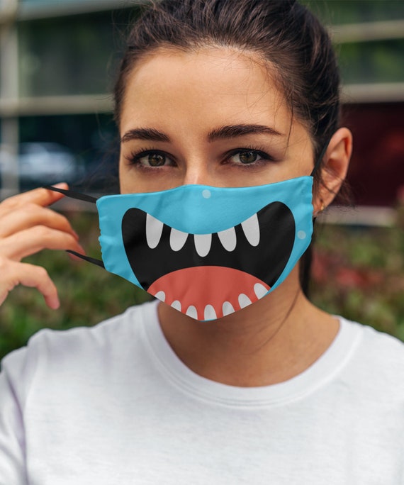 Monster Face Mask Funny Face Mask Cute Face Mask Gag Gift - Etsy Norway Monster Face Mask Funny Face Mask Cute Face Mask Gag Gift - Etsy Norway