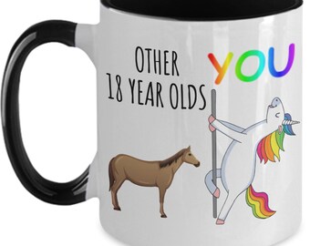 Funny 18th Birthday Mug for 18th Birthday Gifts for 18th Birthday Coffee Mug Friend Birthday Mug Birthday Cup Coworker Birthday