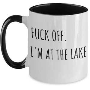 I&#39;m At The Lake Mug Funny Cabin Mugs Lake Coffee Mugs Lake House Decor Lake Accessories Lake House Gifts For Lake House Mugs Camping Mug