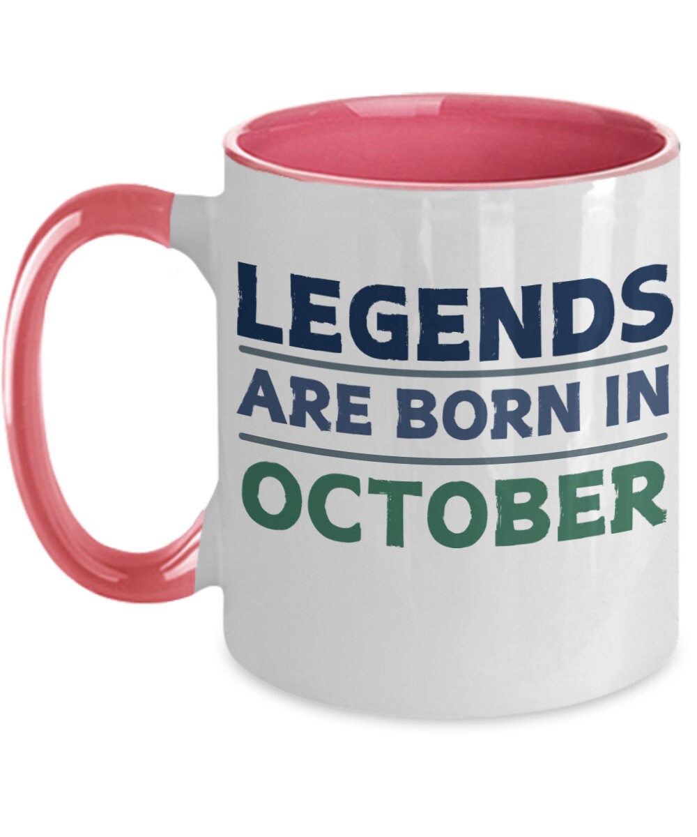 Una Reina Nació En Octubre Feliz Cumpleaños Para Mí Taza De Café