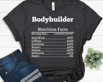 Body Builder Gift For Body Builder Nutrition Shirt Best Body Builder Appreciation Personalized Body Builder T-shirt