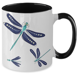 Tazza libellula Regali libellula per gli amanti della libellula Tazze da caffè libellula da donna Tazze libellula da donna