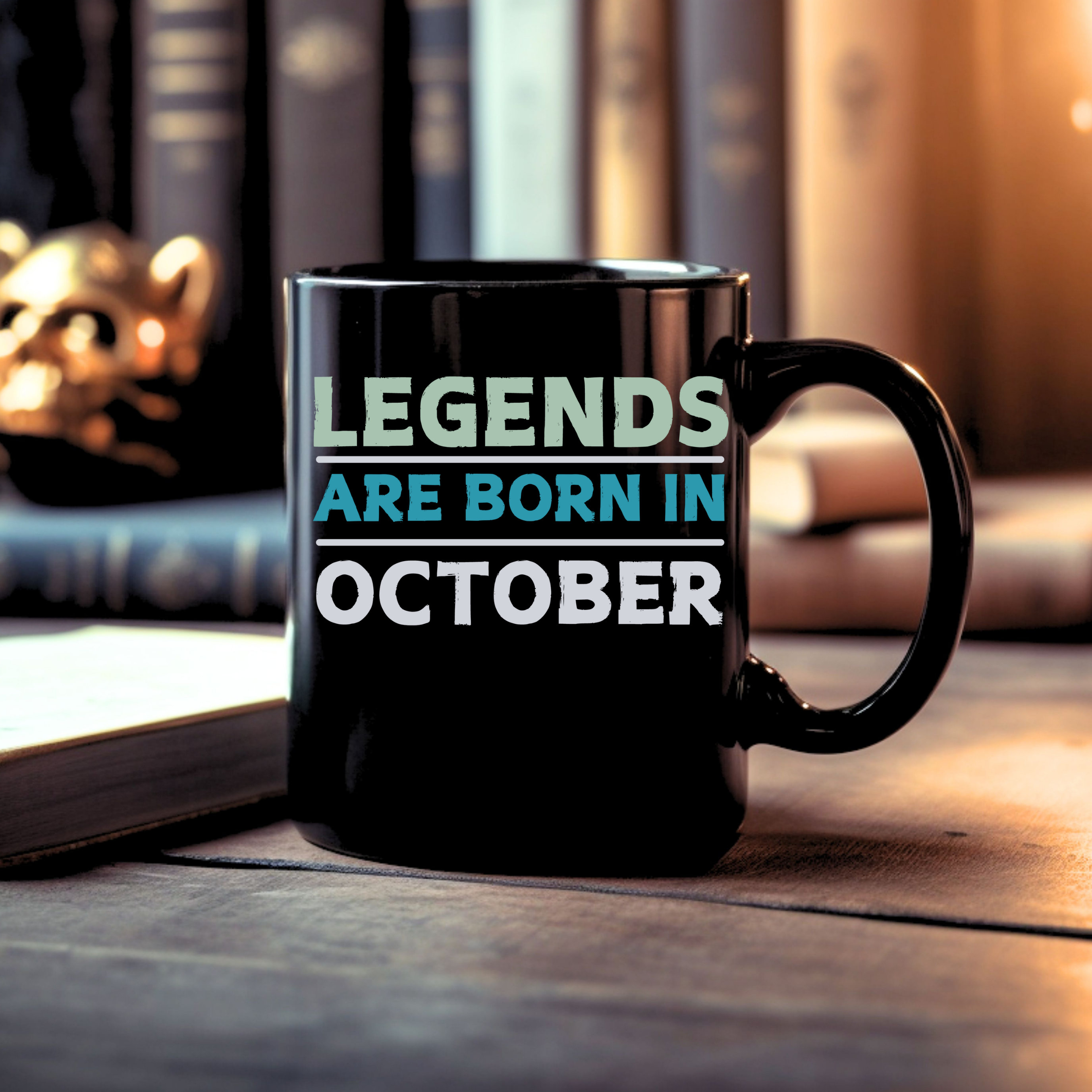 Una Reina Nació En Octubre Feliz Cumpleaños Para Mí Taza De Café