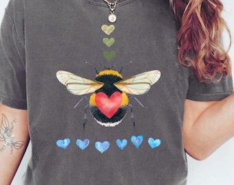 Camiseta para amantes de las abejas, regalo para apicultor, camisetas para amantes de las abejas, regalos para abejas, camiseta de abejas, regalo para amantes de la naturaleza, camiseta de apicultor, camiseta de abejas