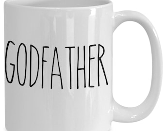 Godfather Mugs Godfather Gifts For Godfather Father's Day Gift Godfather Coffee Mugs