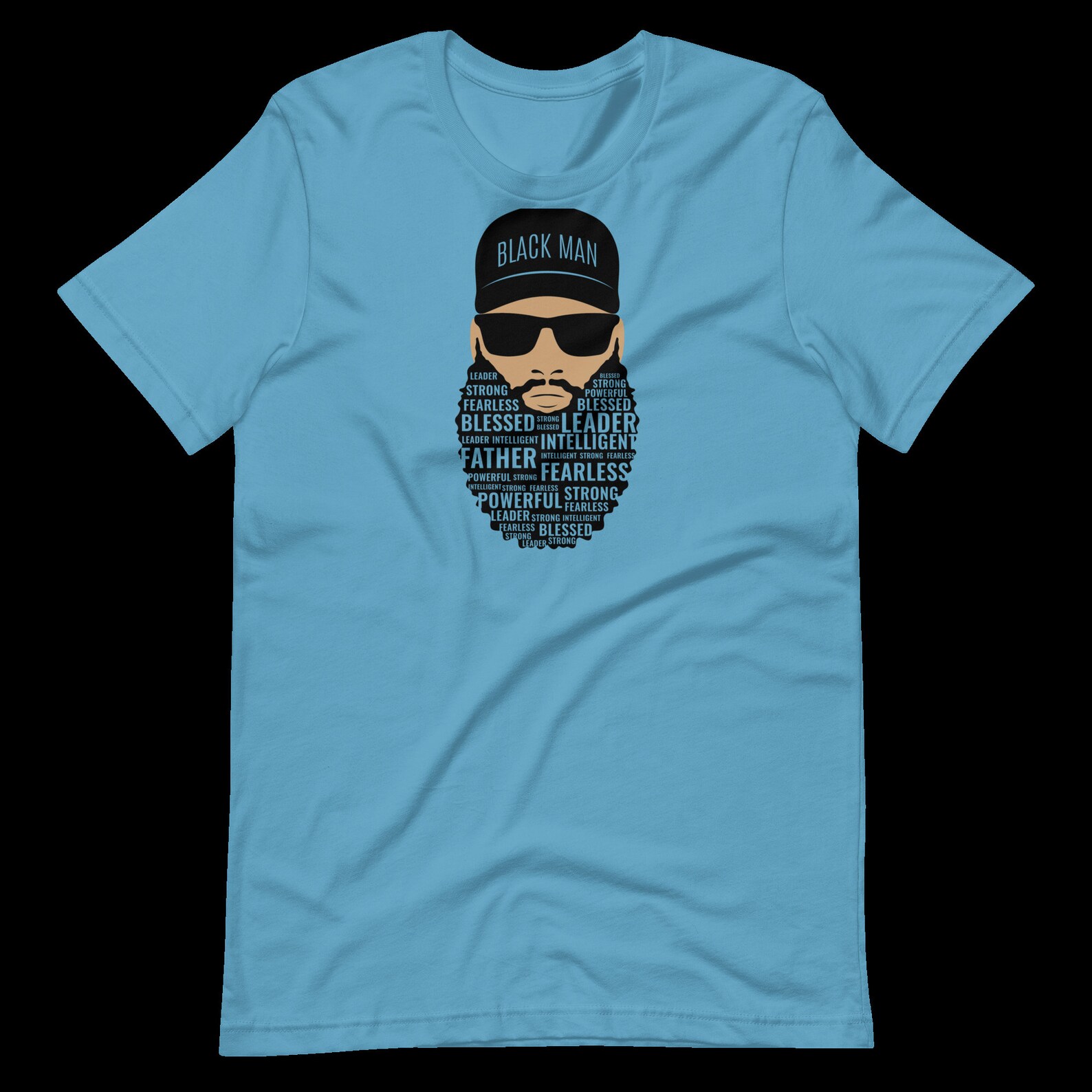 Black Man With Beard Digital Design for T-shirts Coffee Mugs. - Etsy