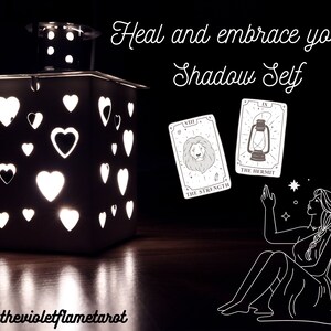 Shadow Self Tarot Reading, Diepgaand Schaduwwerk Lezen, Stap in je kracht en omarm je schaduw