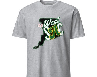 Oakland Athletics, A's, West Sac A's, Oakland A's Fan, Geschenk für A's Fan, A's Shirt, Kurzarm Unisex T-Shirt