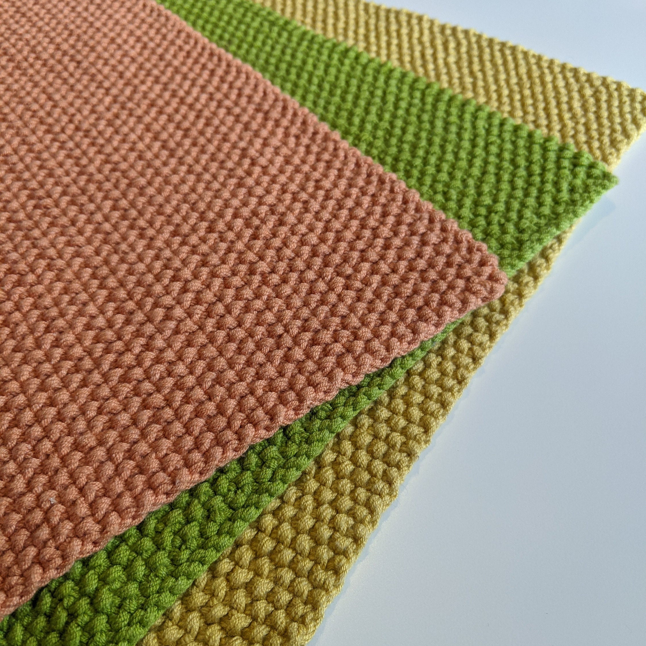 Knitted Placemat Pattern for Beginners Etsy