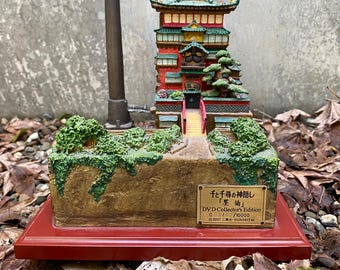 OFFICIAL Studio Ghibli Bath House Model and Figures Spirited Away