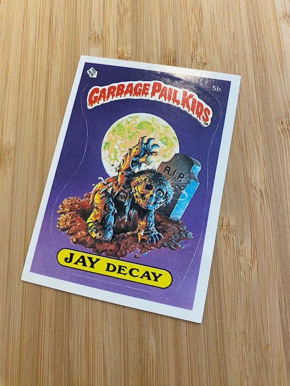 RARE Jay Decay, 5b Original Series 1985 Garbage Pail Kids - Etsy