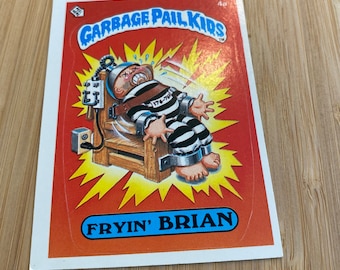 RARE Fryin' Brian, 4a Original series 1985 Garbage Pail Kids