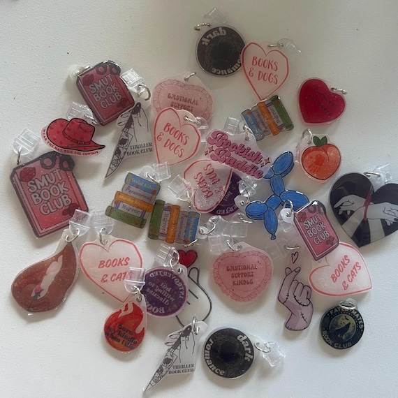 Book Club Charms for Kindle & Phone: Smut, Thriller, Romance