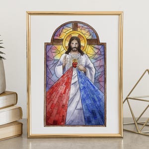 Divine Mercy Stained Glass