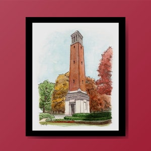 Denny Chimes Watercolor Print