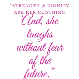 Proverbs 31 Woman Edification Print