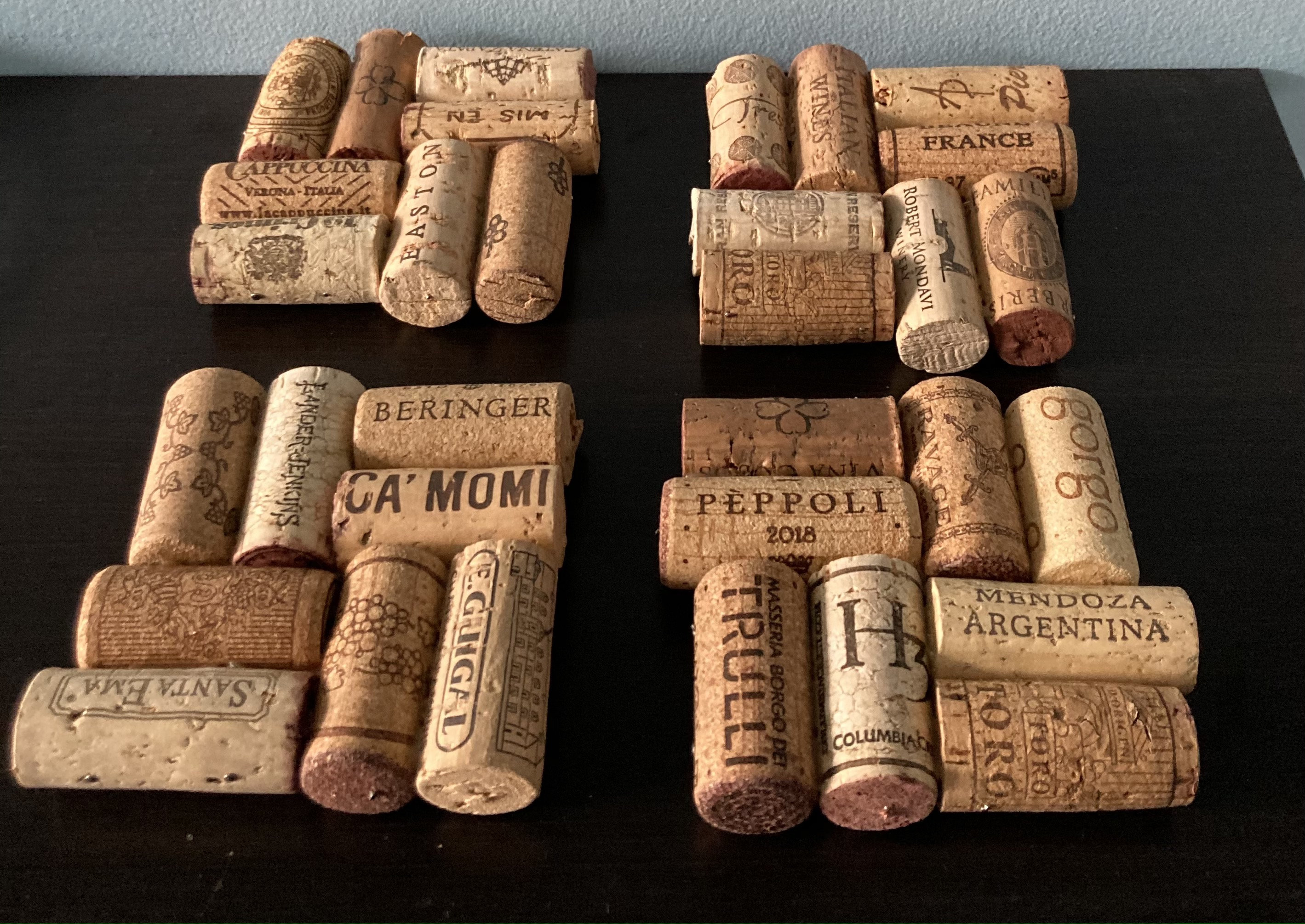 Custom Made Wine Cork Coasters Etsy