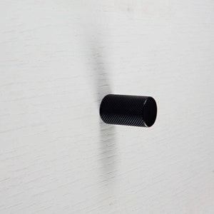 Black cylinder Knob Door Handle Cupboard Kitchen Living Room Furniture Drawer Pull