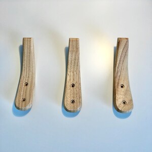 Coat Hook, Towel Hook, Oak Hook, minimalist hook, J Hook, Entryway organiser, Hat Rack, Wooden Natural Handmade Hooks, storage holder