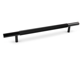 O preto do armário da porta da cozinha segura botões 192mm 224mm sala de visitas decoração luxuosa da casa