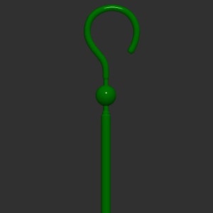 3D model Riddler 66 Question Mark Cane Prop