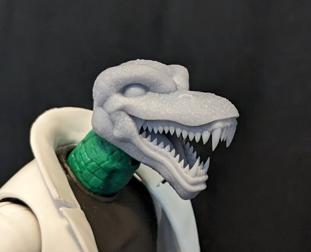 1/12 3D Printed Lizard Head & Feet Combo Sculpt Spider Villain - Etsy