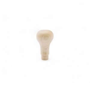 14 mm Birch Wood Cabinet Knob with Tenon