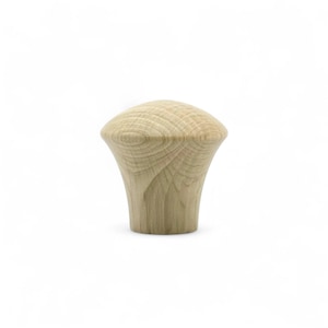 30 mm Oak Wood Flared Cabinet Knob