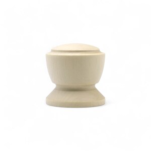 30 mm Birch Wood Decorative Turned Cabinet Knob