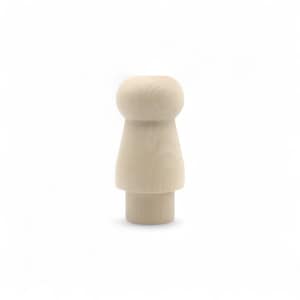 51 mm Birch Wood Turned Cabinet Knob – Classic