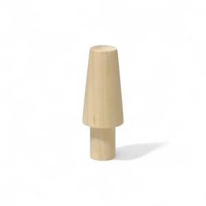 Tirador cónico para armario de madera de abedul de 44 mm – Moderno