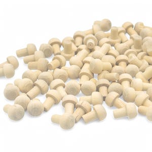 Pack of 100 Toy Wheel Axle Pegs for 9mm Hole 6mm Tenon Diameter