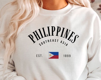 Philippines Shirt - Southeast Asia Shirt - Philippines Flag Shirt - Pinay Pride Shirt - Filipino Heritage Shirt - Gift For Her