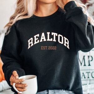 Realtor Sweatshirt - Real Estate Gift - Gift for Real Estate Agent - Home Girl Sweater - Realtor Mom Hoodie - Cool Realtor Sweatshirt