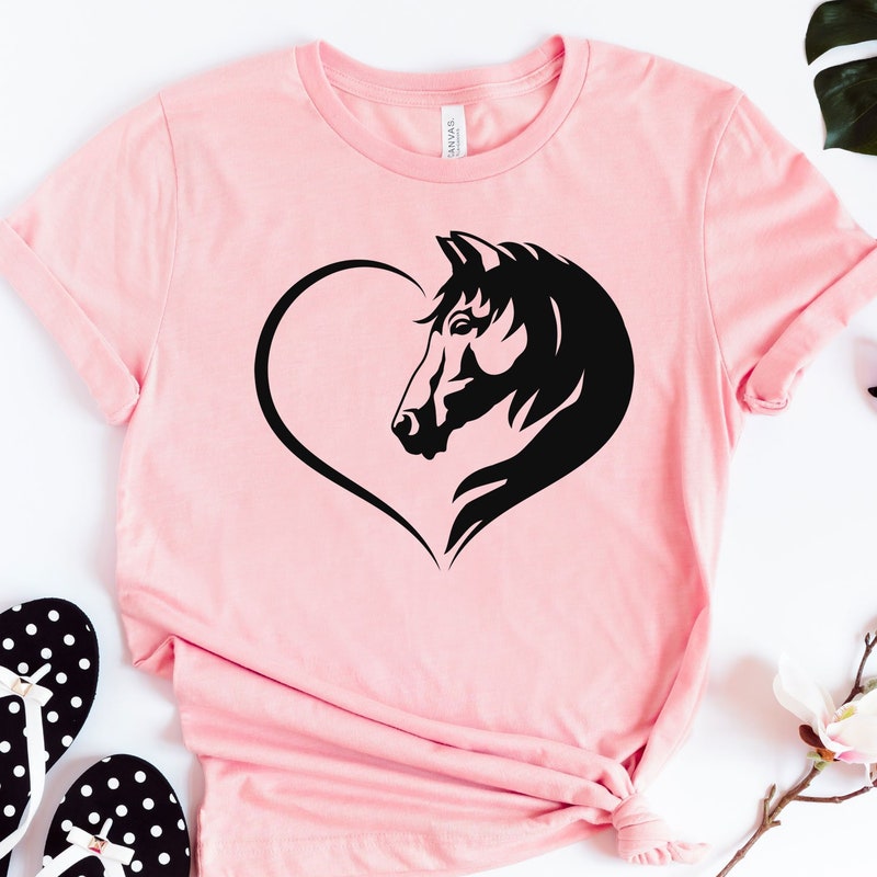 Texas Horse Graphic Cuffed Sleeve T Shirt main image 1