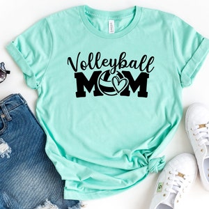 Volleyball Mom Shirt | Volleyball Shirt | Sports Women | Cheering Mom Tshirt | Game Day T-shirt | Volleyball Graphic Tee | Gift Mom Outfit