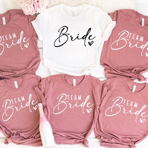 Bachelorette Party Shirts, Bride Team Bride Shirt, Bride Tshirt, Wedding Tee, Bridal Party Gift, Team Bride Tees, Bridesmaid Proposal Gifts