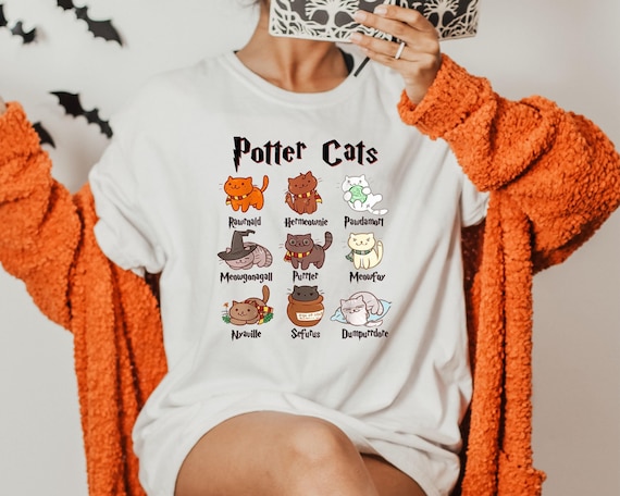 Potter Cats Shirt - Cat Lover Shirt - Hermeownie Shirt - Cute Cat Shirt - Meowfoy Shirt - Cat Owner Shirt - Fantastic Cat Shirt