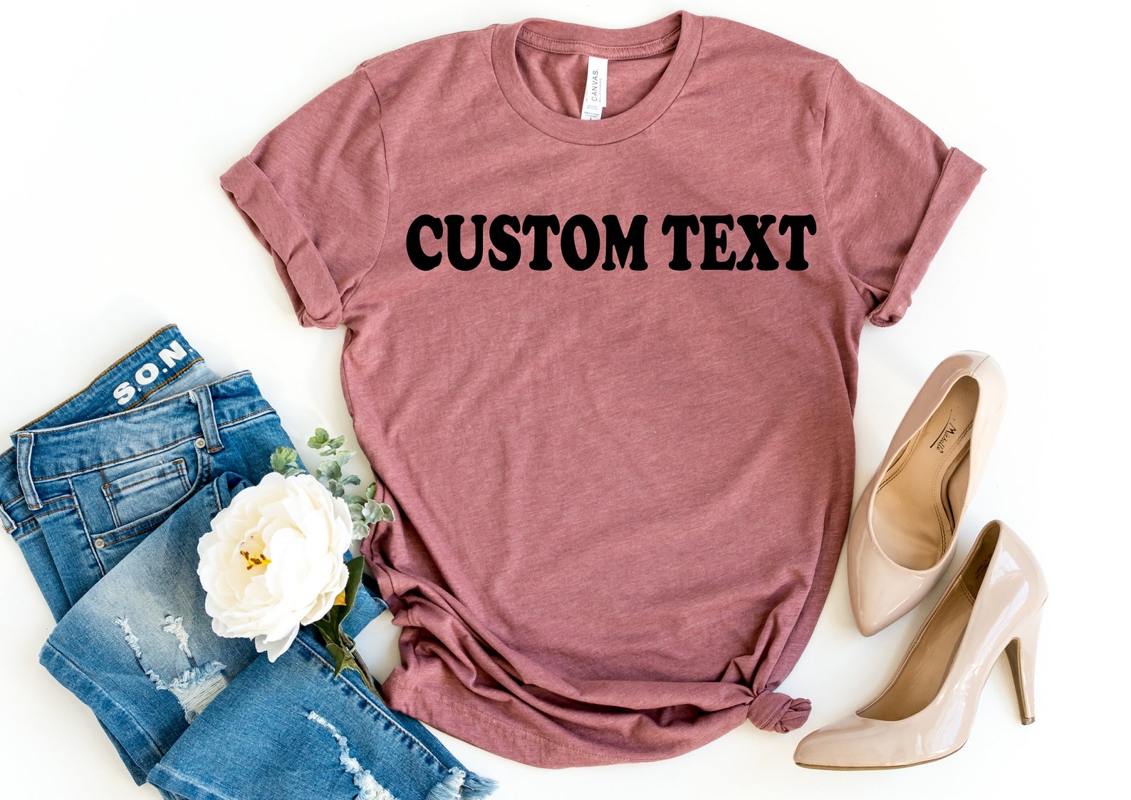Custom Text Shirt Personalized Custom T-shirt Custom | Etsy