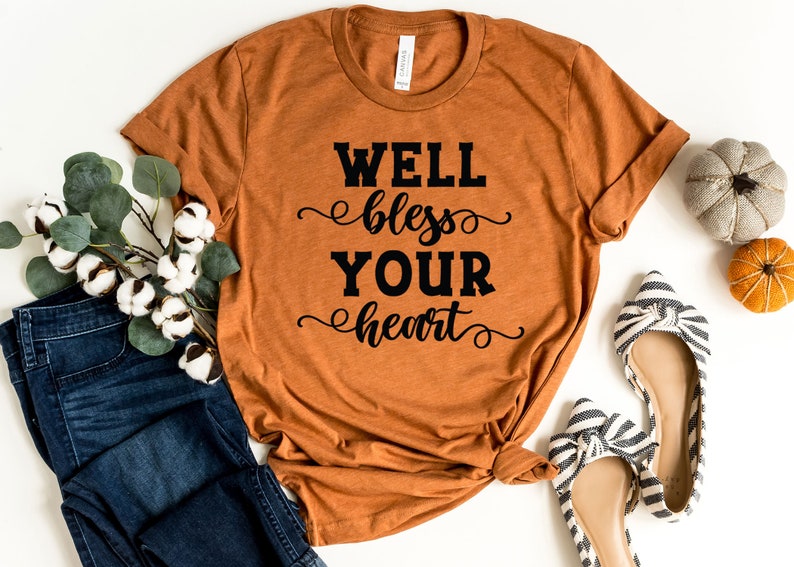 Blessings T-Shirt | Funny Quote Shirt | Sarcastic Shirt | Fun Words Tee | Inspirational Quote | Well Bless Your Heart Shirt | Minimalist Tee image 5